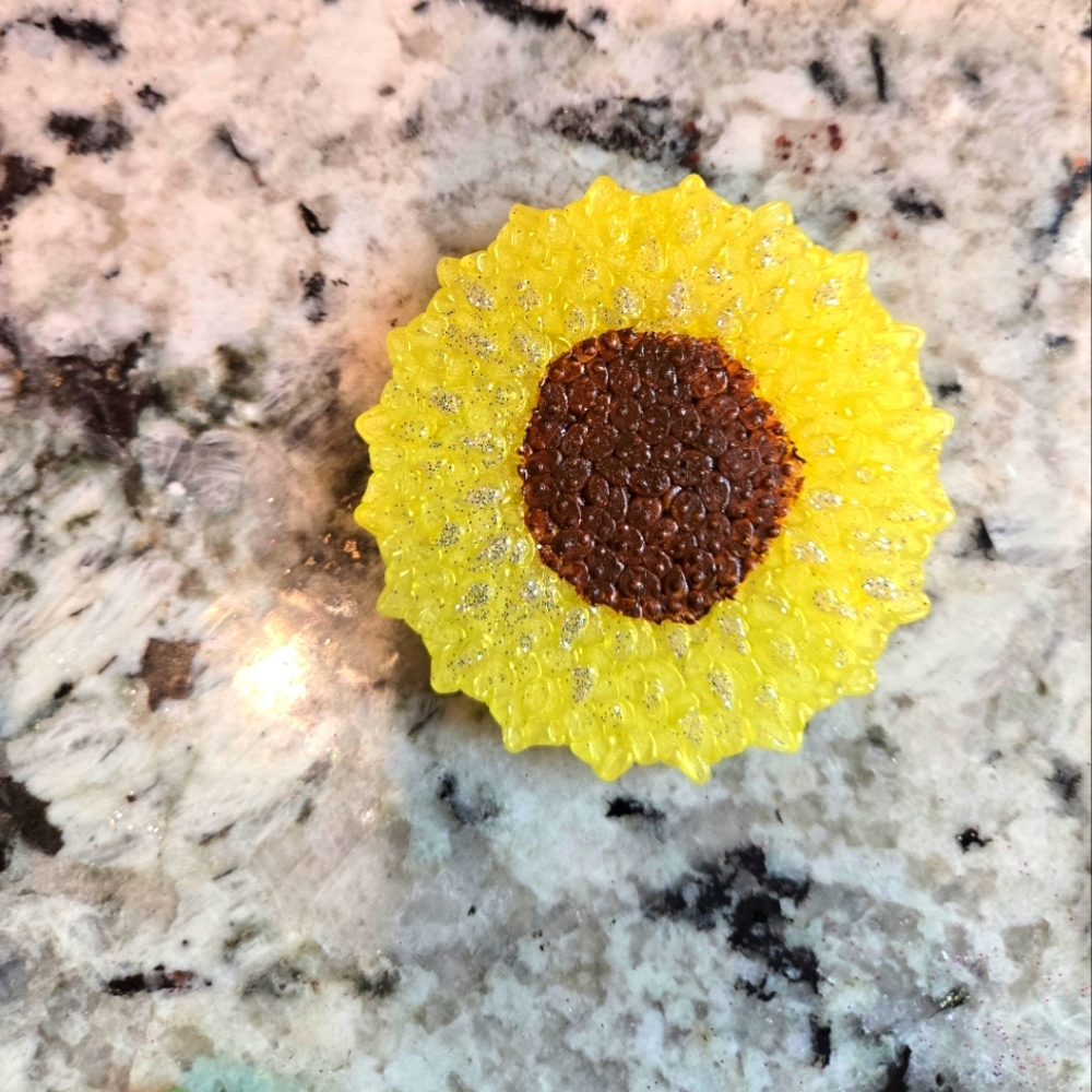 Yellow Sunflower Freshie